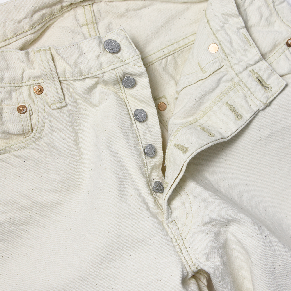 0105EC Wide Ecru Selvedge Denim【一部予約商品】