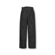 0107BK Womens Wide Straight “Monroe” Black Deniｍ