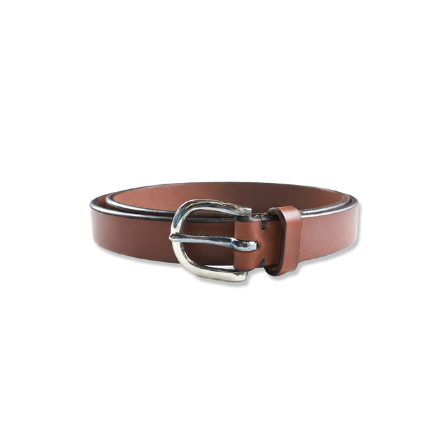 【27SS】6219 Oiled Leather Narrow Belt