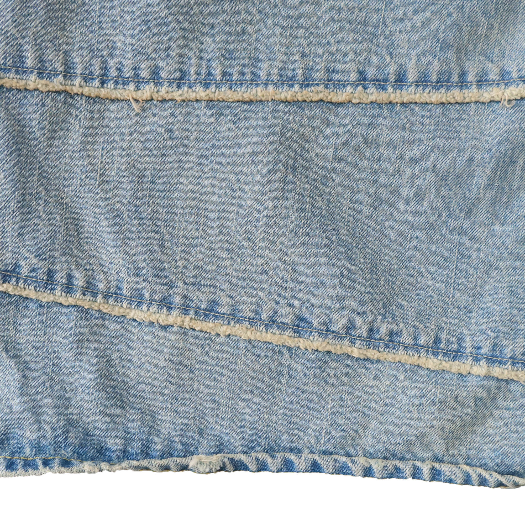 【2025SS】G14FC102 Switching Denim Wide Bermuda Pants (KAMIYA Collaboration)