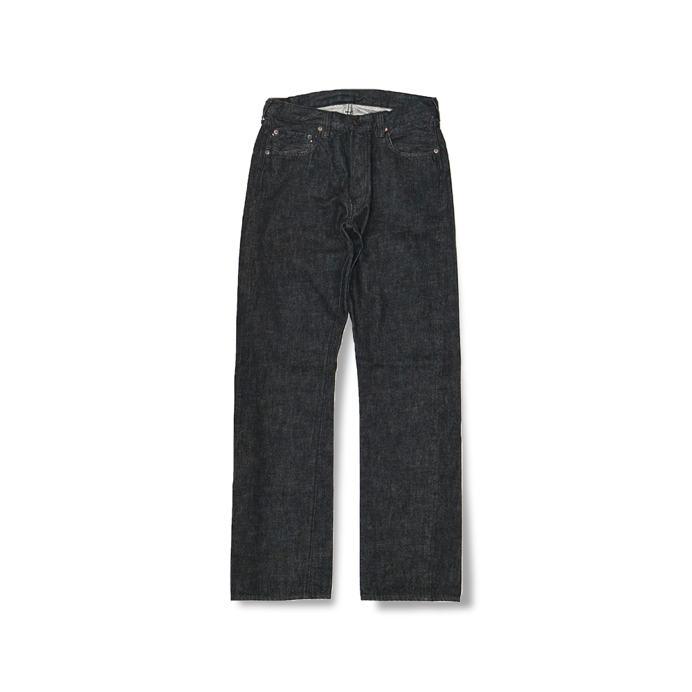 1101BK Srtaight Black Selvedge Denim【一部予約商品】