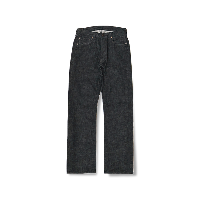 1101BK Srtaight Black Selvedge Denim【一部予約商品】