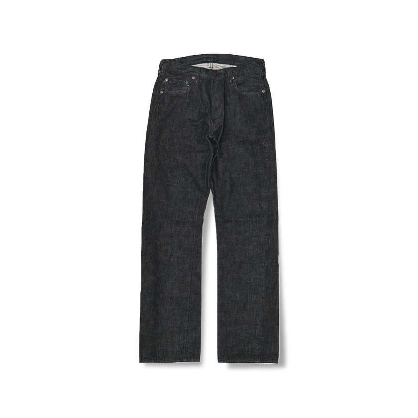 1101BK Srtaight Black Selvedge Denim【一部予約商品】