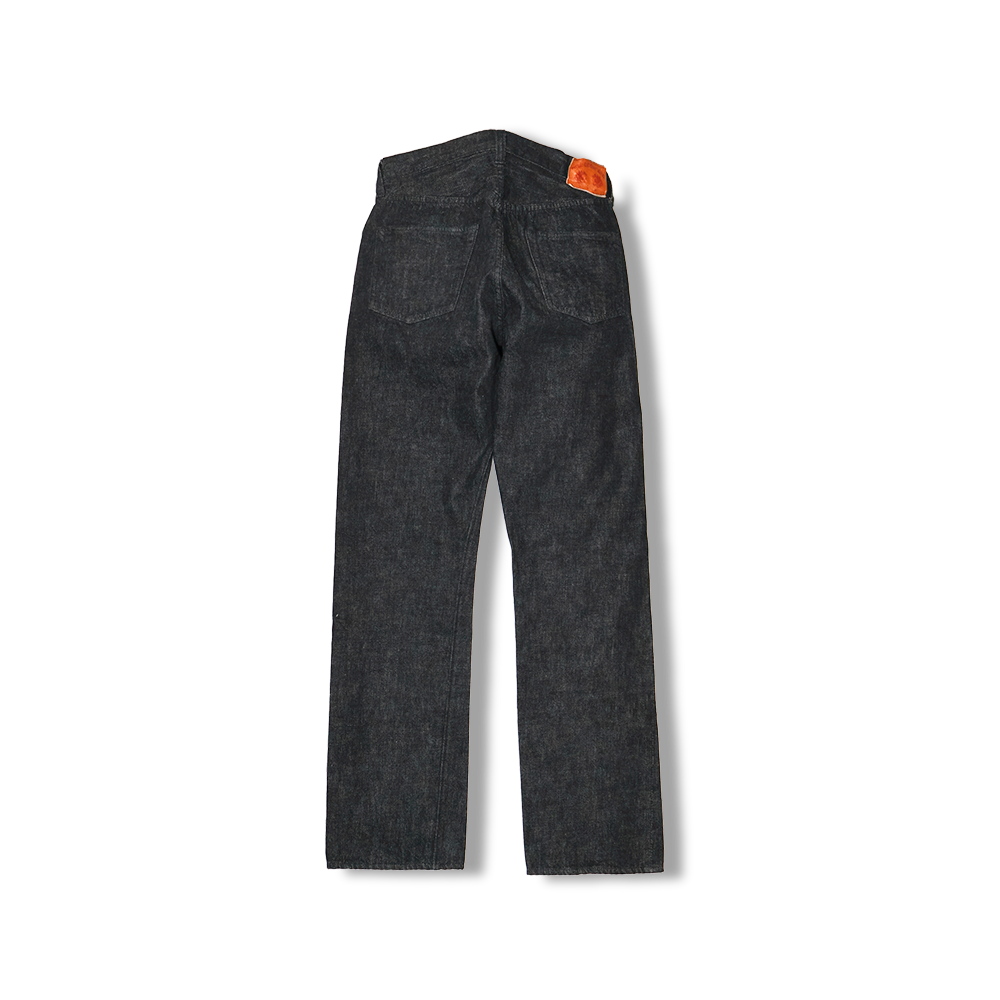 1101BK Srtaight Black Selvedge Denim【一部予約商品】