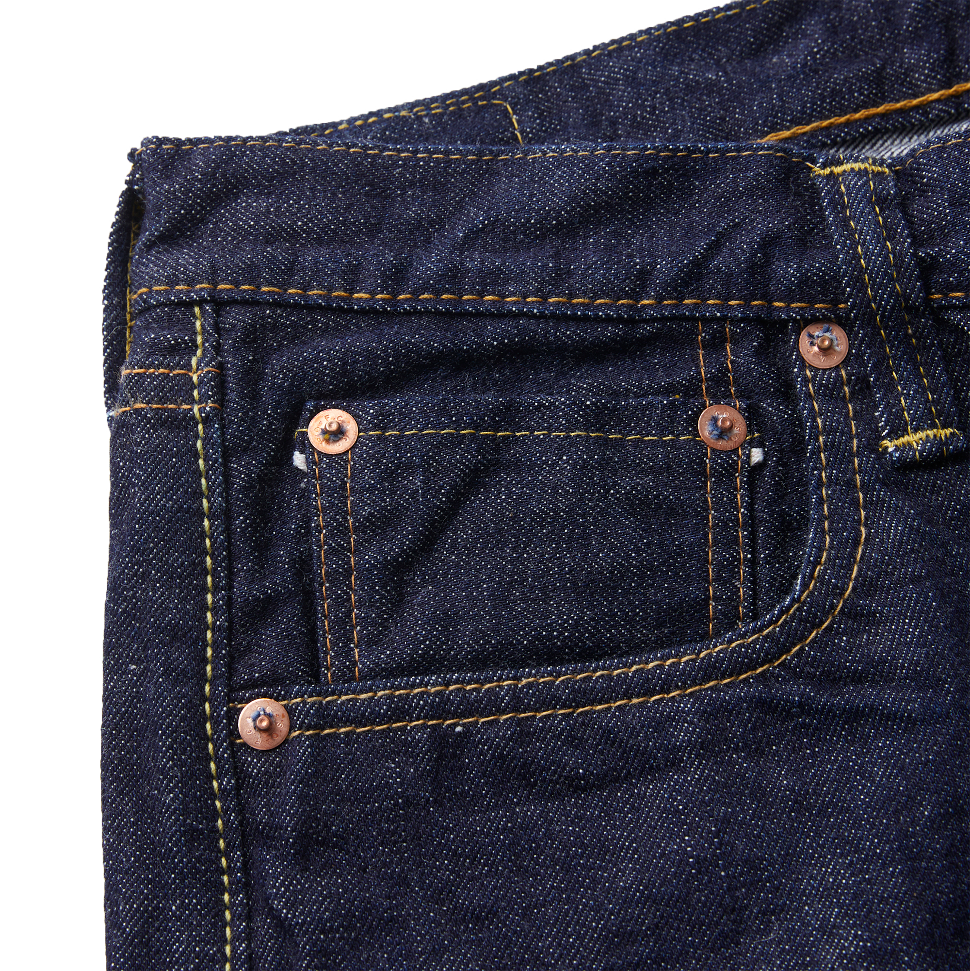 1101 Straight Denim 13.7oz (Non Wash)