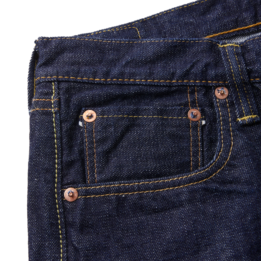 1101 Straight Denim 13.7oz (Non Wash)