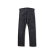 1108BK Slim Straight Black Selvedge Denim