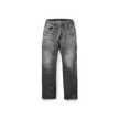 1108BKHW-SP Slim Straight Black Denim Dartford Splat-FULLCOUNT-デニム