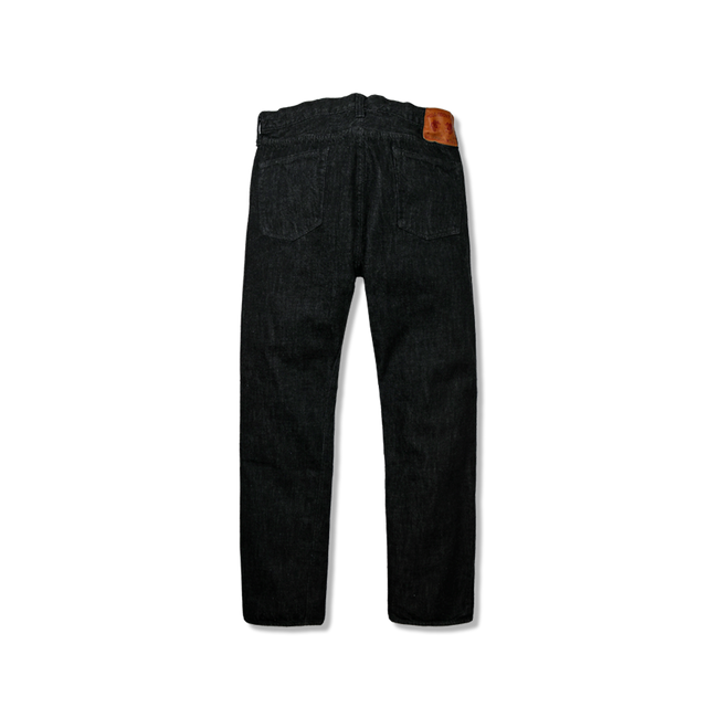 1108BKSS Slim Straight Black Selvedge Denim(Super Smooth)