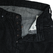 1108BKSS Slim Straight Black Selvedge Denim(Super Smooth)