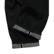 1101BKSS Straight Black Selvedge Denim(Super Smooth)