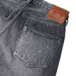 1101BKHW-SP Straight Black Denim Dartford Splatter