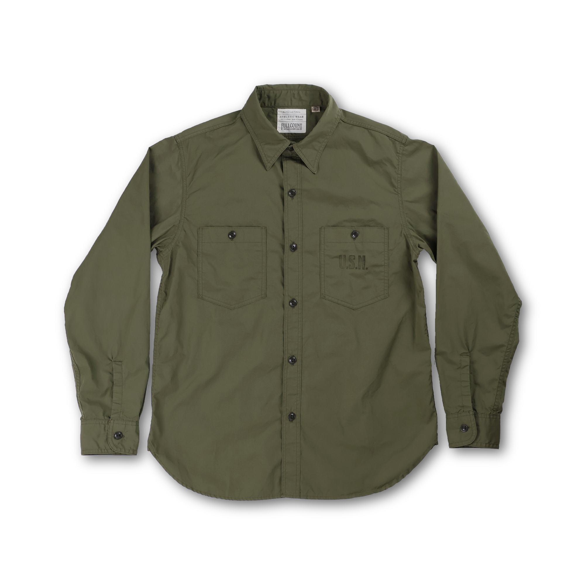 【27SS】4099 U.S.N Poplin O.D Shirt