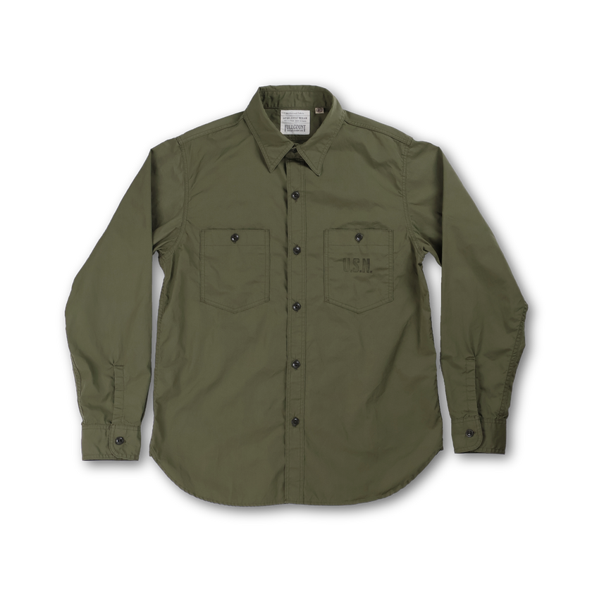 【27SS】4099 U.S.N Poplin O.D Shirt