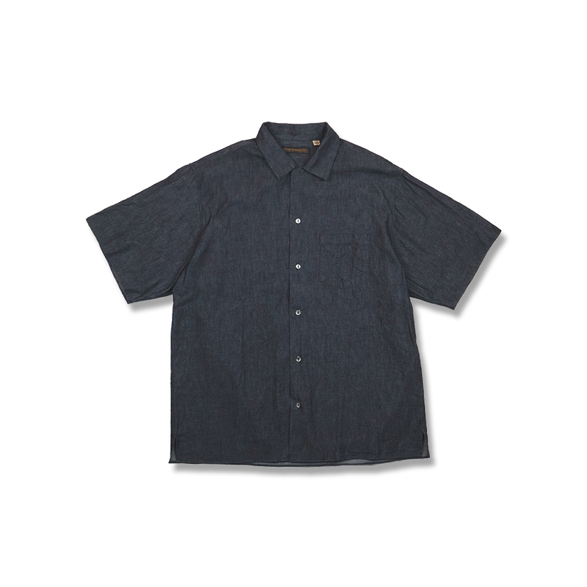 【2026SS】4100-2 Denim Open Collar S/S Shirt