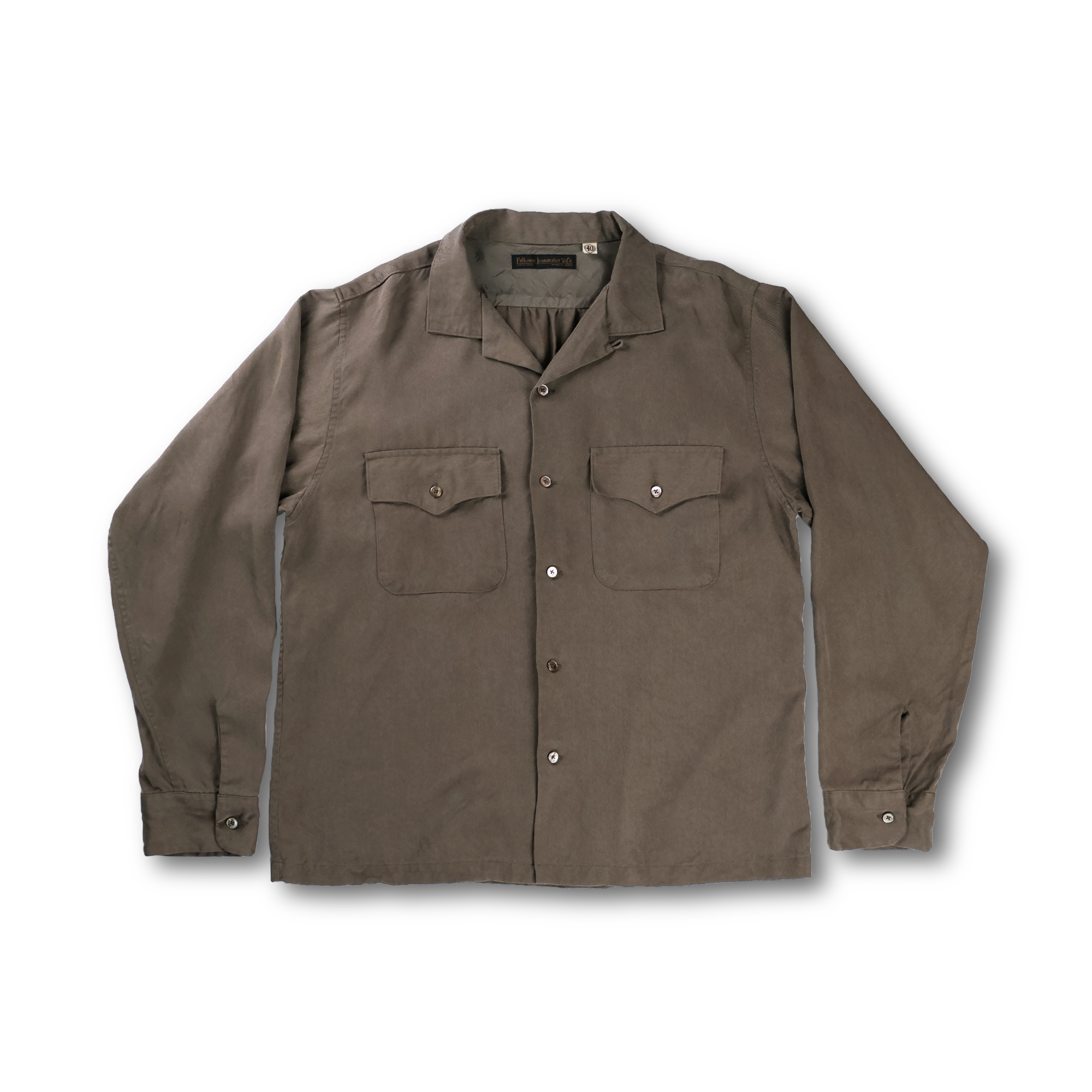 【2027SS】4108-1 Tencel Open Collar Shirt