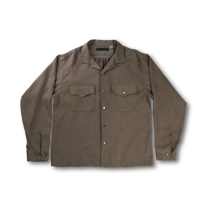【2027SS】4108-1 Tencel Open Collar Shirt