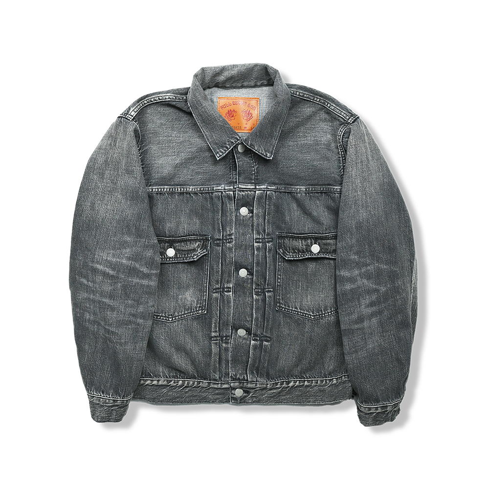 2102BKSSHW Type 2 Black Denim Jacket Dartford (Super Smooth)