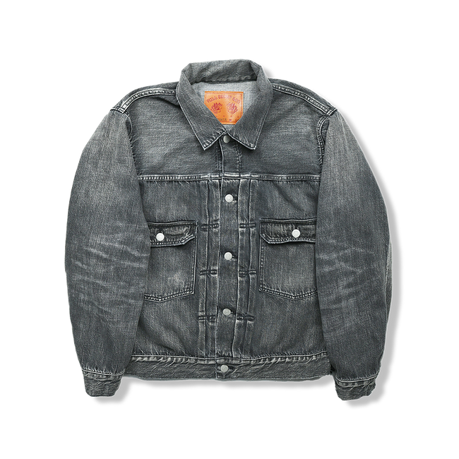 2102BKSSHW Type 2 Black Denim Jacket Dartford (Super Smooth)
