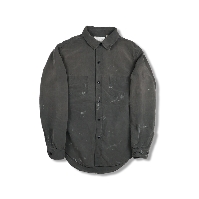 【2026SS】4091LVE 20’s Black Cotton/Linen Farmers Shirt VE (Vintage Effect)