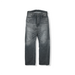 0105BKSSHW Wide Black Selvedge Denim Dartford(Super Smooth)