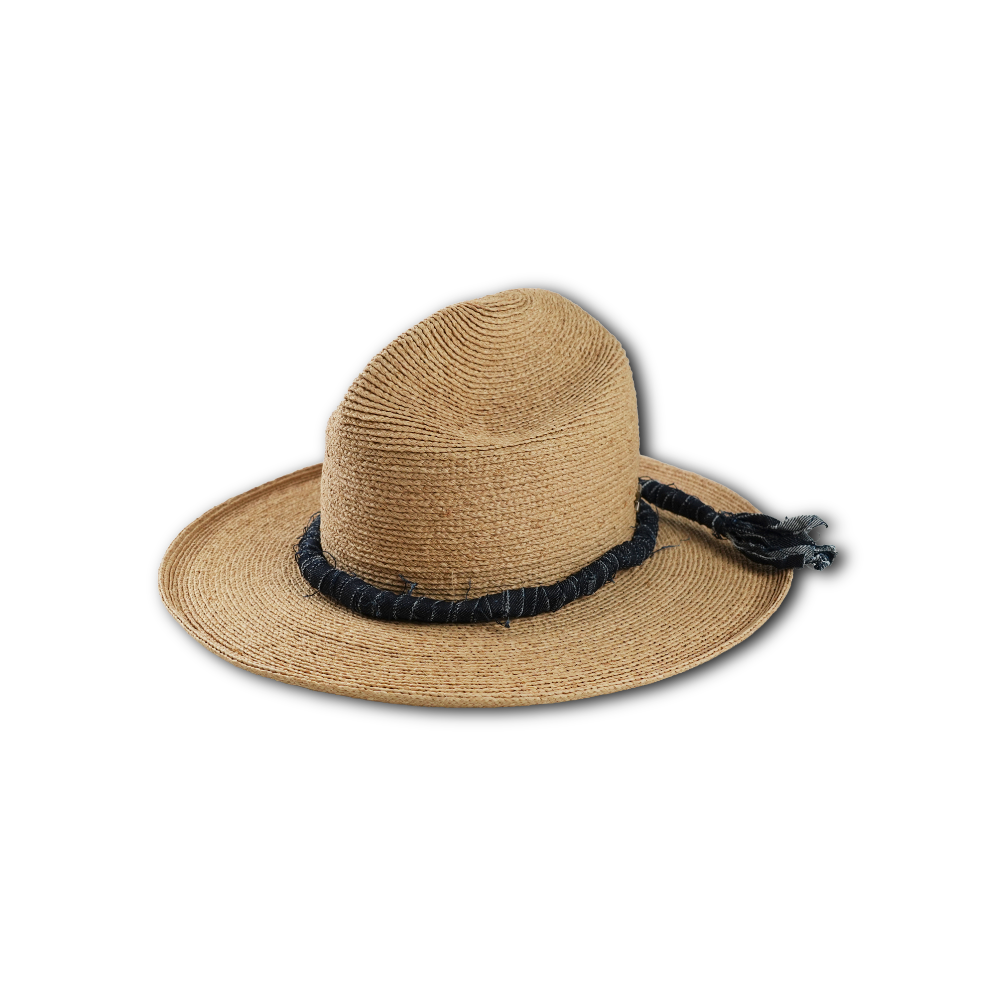 【27SS】GFC6001　Teardrop Crown Raffia Hat