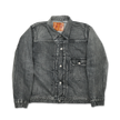 2107BKHW Type 1 Black Denim Jacket Dartford
