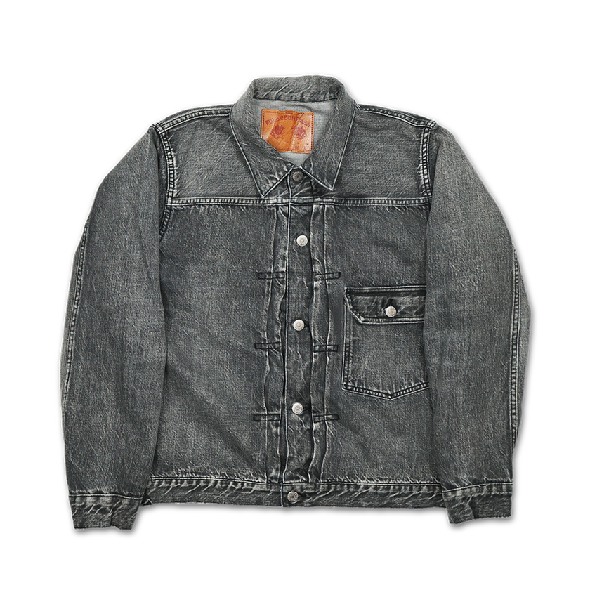 2107BKHW Type 1 Black Denim Jacket Dartford
