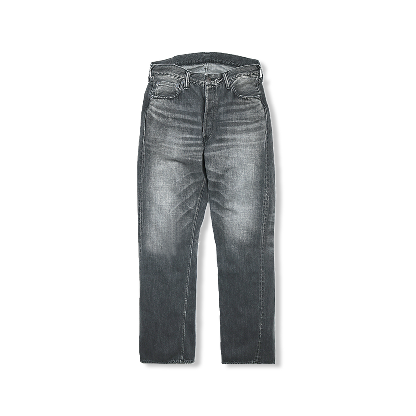 1101BKSSHW Straight Black Selvedge Denim Dartford(Super Smooth)