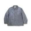 【2027SS】2015-17 Indigo Bold Hickoly Chore Jacket
