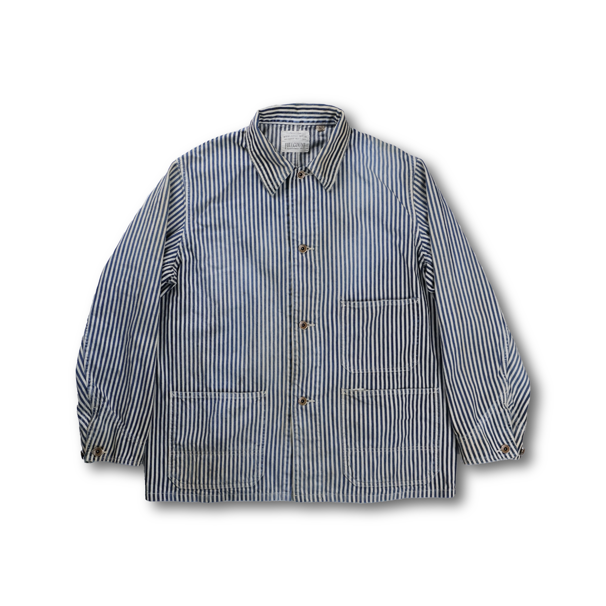 【2027SS】2015-17 Indigo Bold Hickoly Chore Jacket