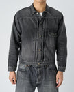 【2025SS】2107BKHW-SP Type 1 Black Denim Jacket Dartford Splat