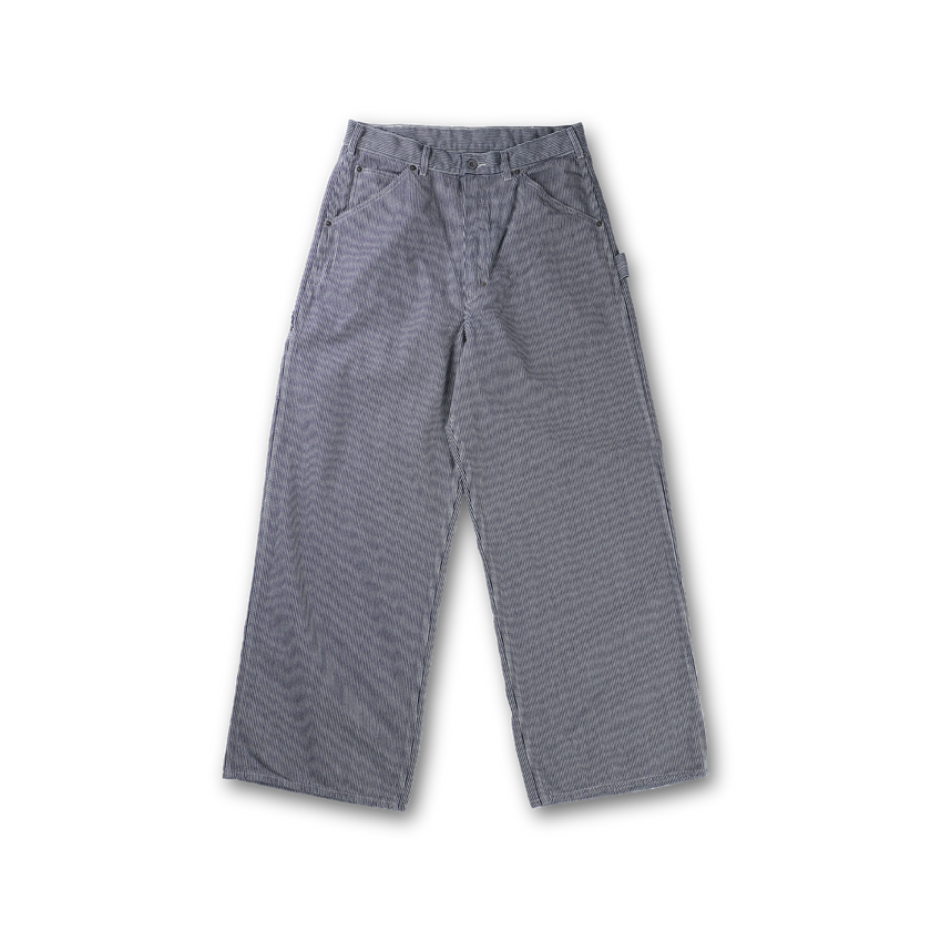 【2027SS】1157-1　Indigo Hickory Carpenter Pants