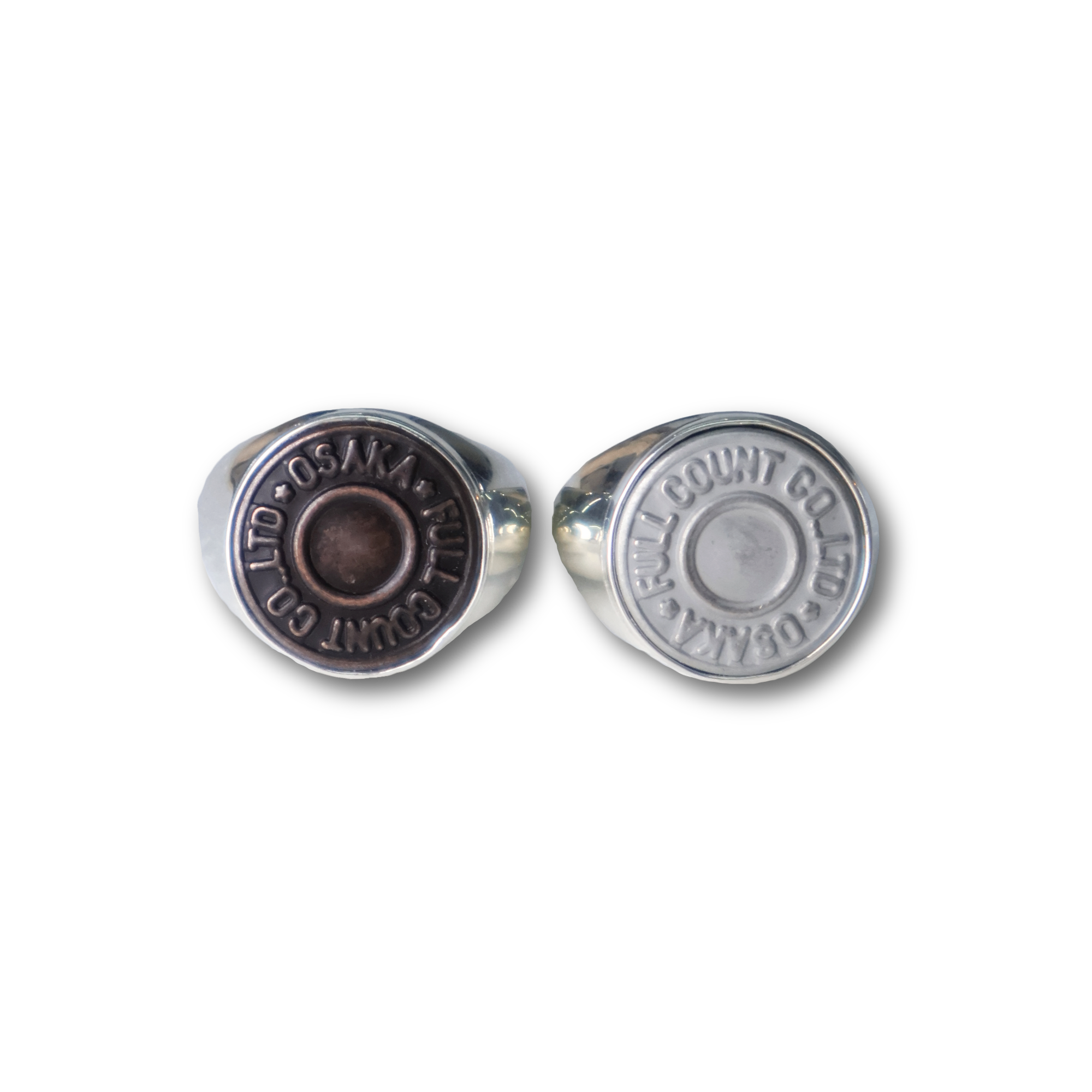 【2027SS】6301-BW　BW×FC Tack Button Silver Ring