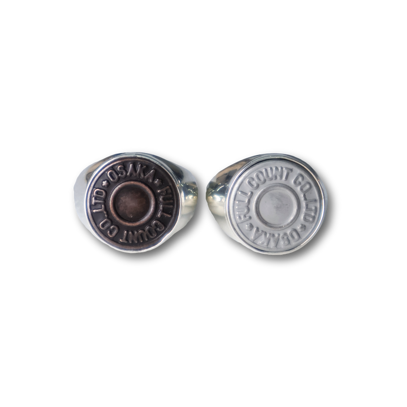 【2027SS】6301-BW　BW×FC Tack Button Silver Ring