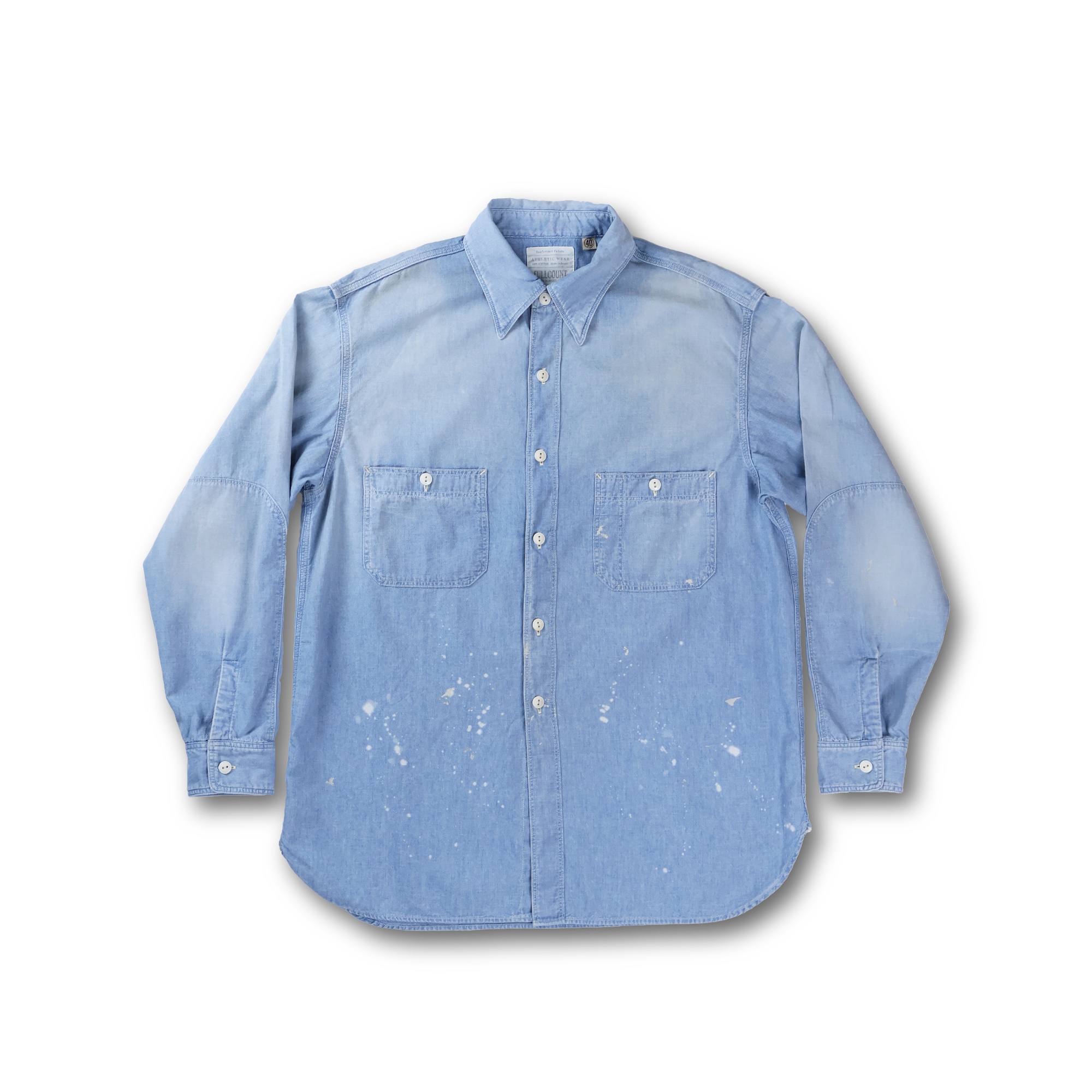 【2027SS】4090VE-27 Triple Stitich Chambray Shirt( Dungarees Sun Fade) (Vintage Effect)