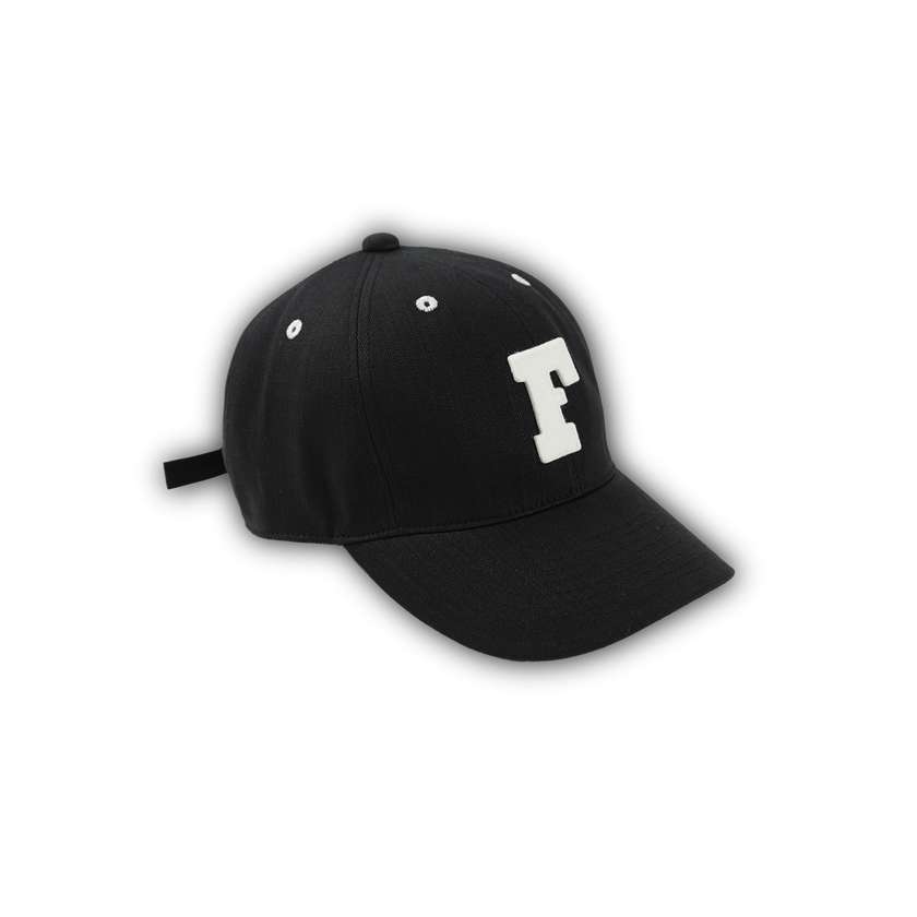 6843-26 6Panel Black Black Denim Baseball  F  Cap (直営店限定)