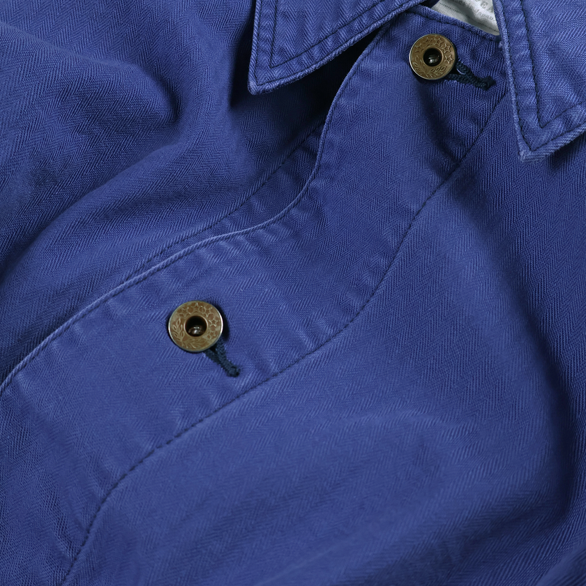 【2027SS】2015-18 Vat Dye Herringbone Chore Jacket