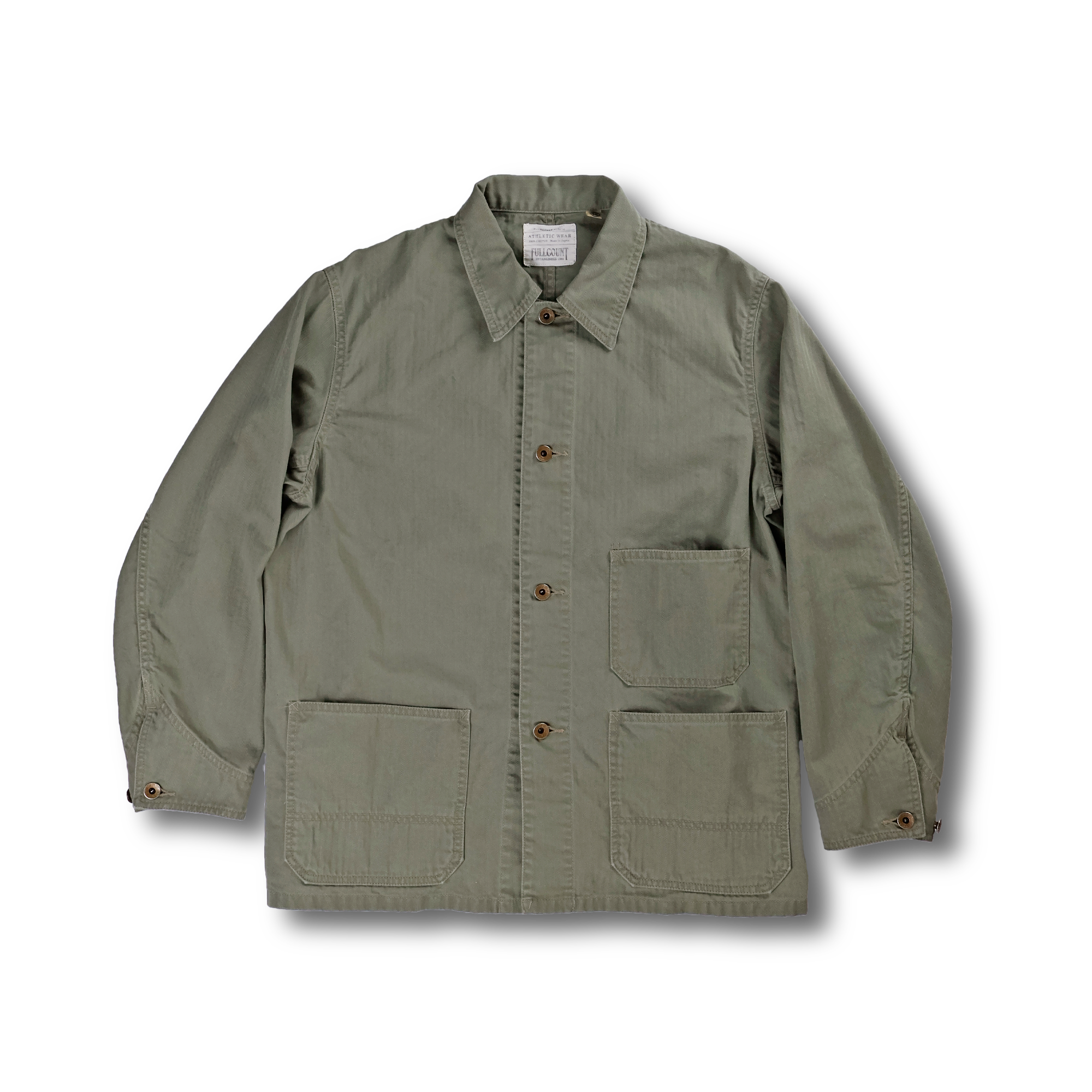 【2027SS】2015-18 Vat Dye Herringbone Chore Jacket