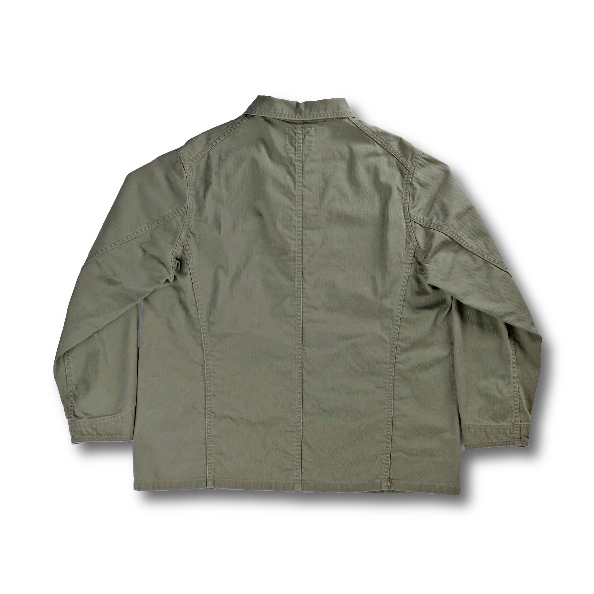 【2027SS】2015-18 Vat Dye Herringbone Chore Jacket