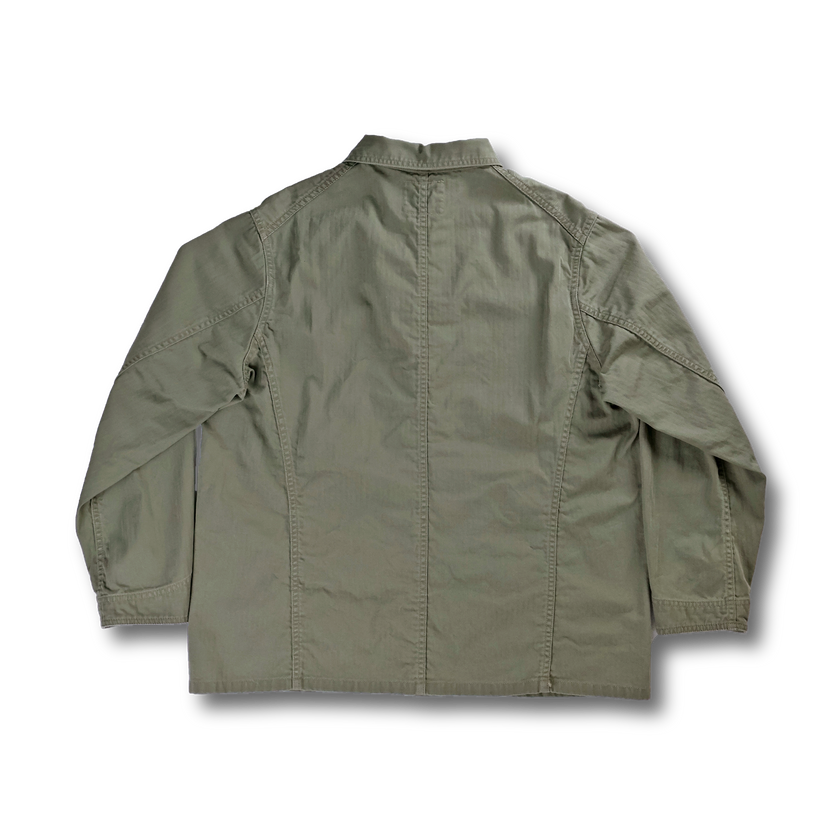 【2027SS】2015-18 Vat Dye Herringbone Chore Jacket