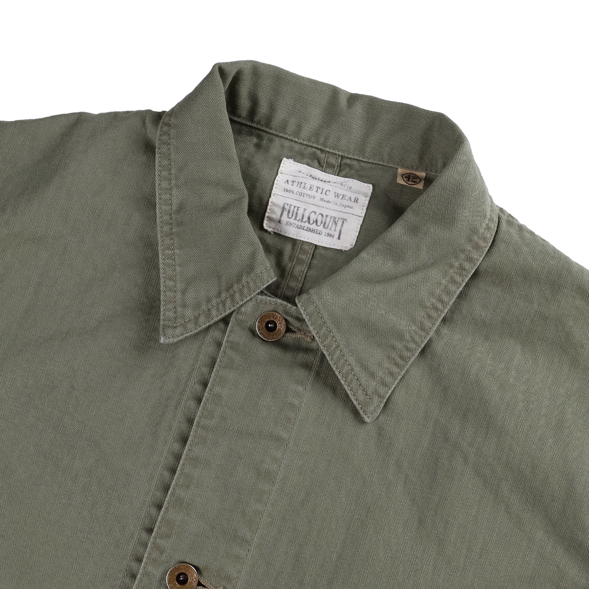 【2027SS】2015-18 Vat Dye Herringbone Chore Jacket