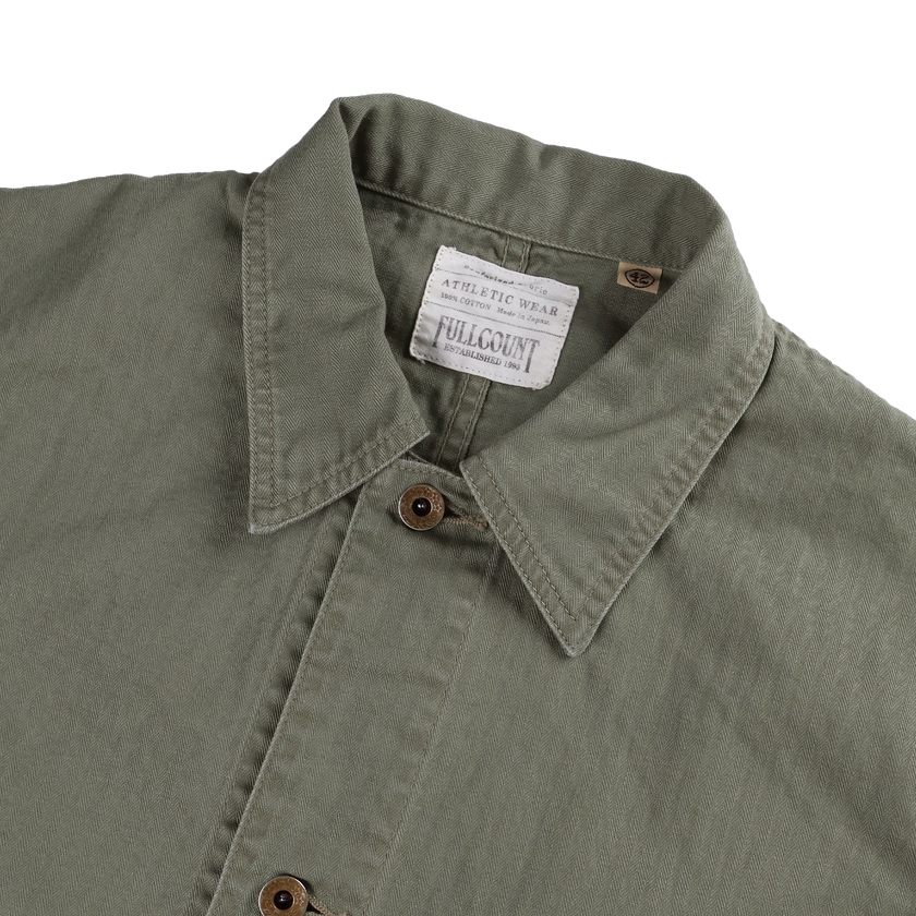 【2027SS】2015-18 Vat Dye Herringbone Chore Jacket