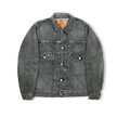 2102BKHW　ブラック　デニムジャケット-FULLCOUNT-フルカウント-13.7Oz