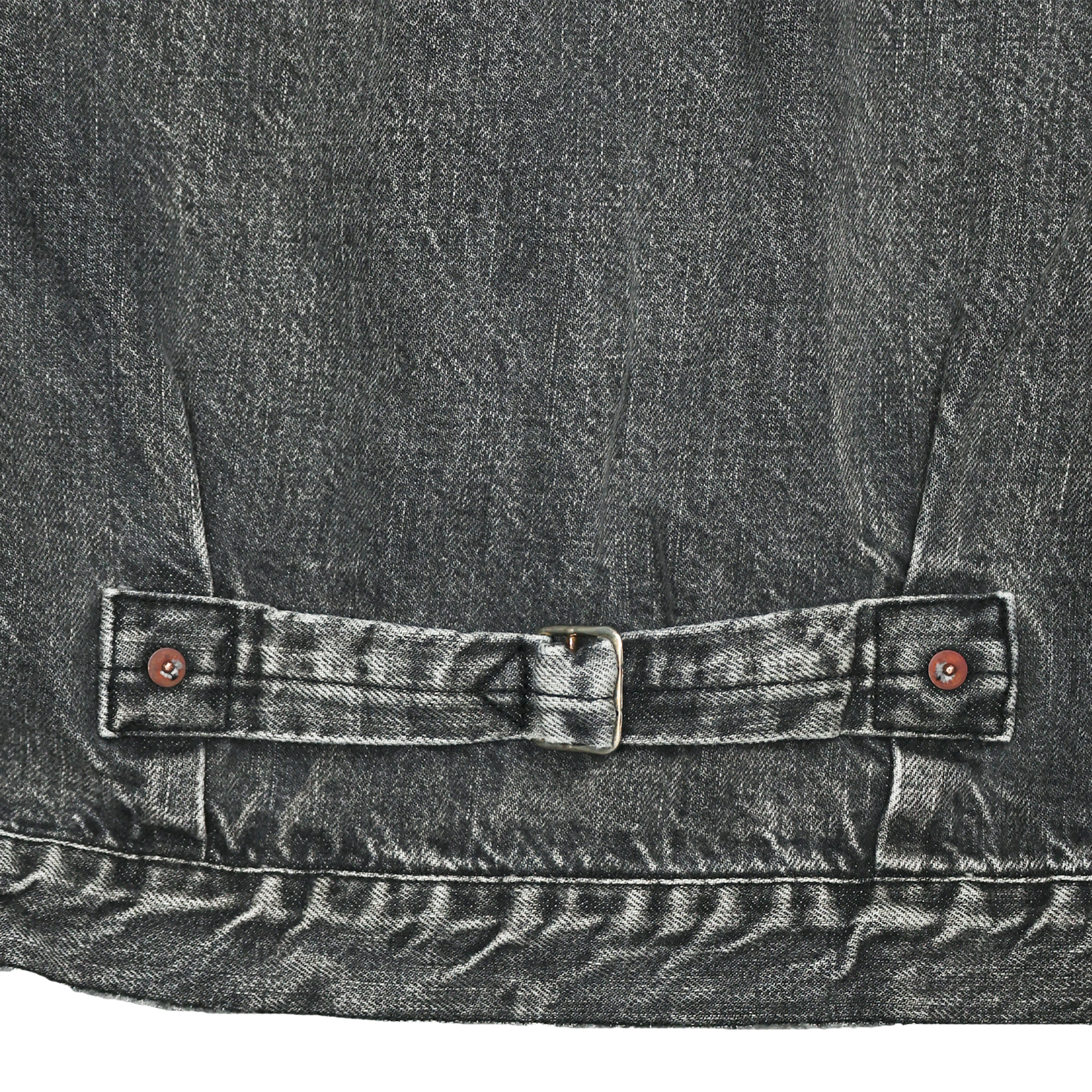 2107BKHW Type 1 Black Denim Jacket Dartford