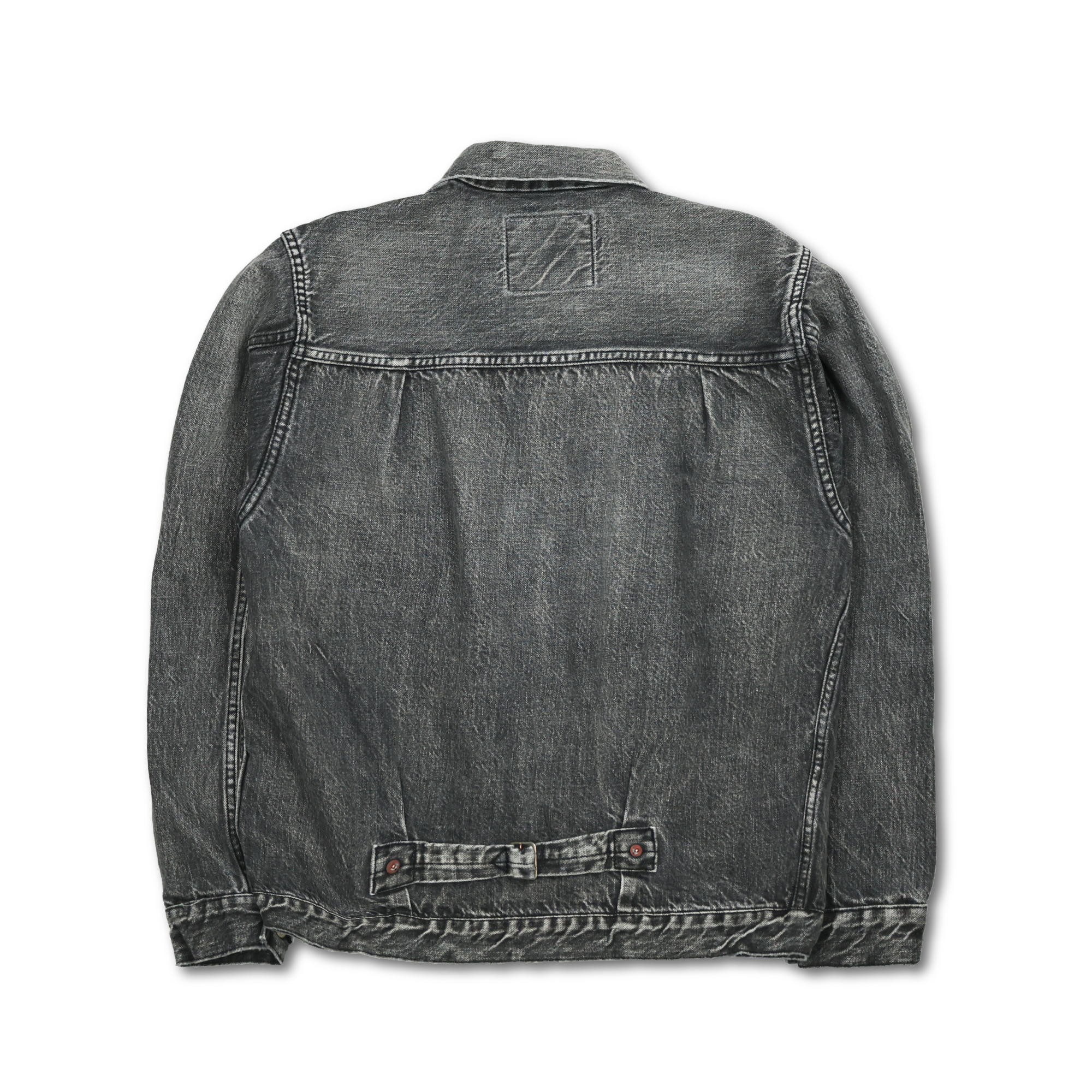 2107BKHW Type 1 Black Denim Jacket Dartford