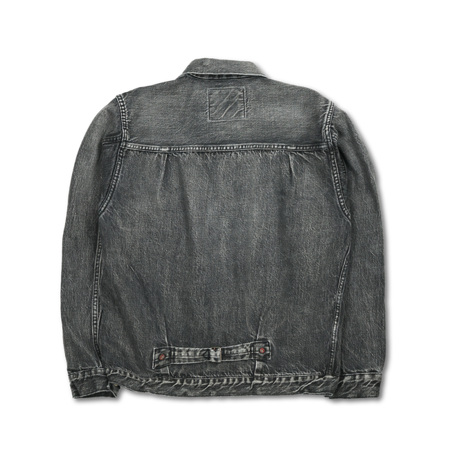 2107BKHW Type 1 Black Denim Jacket Dartford