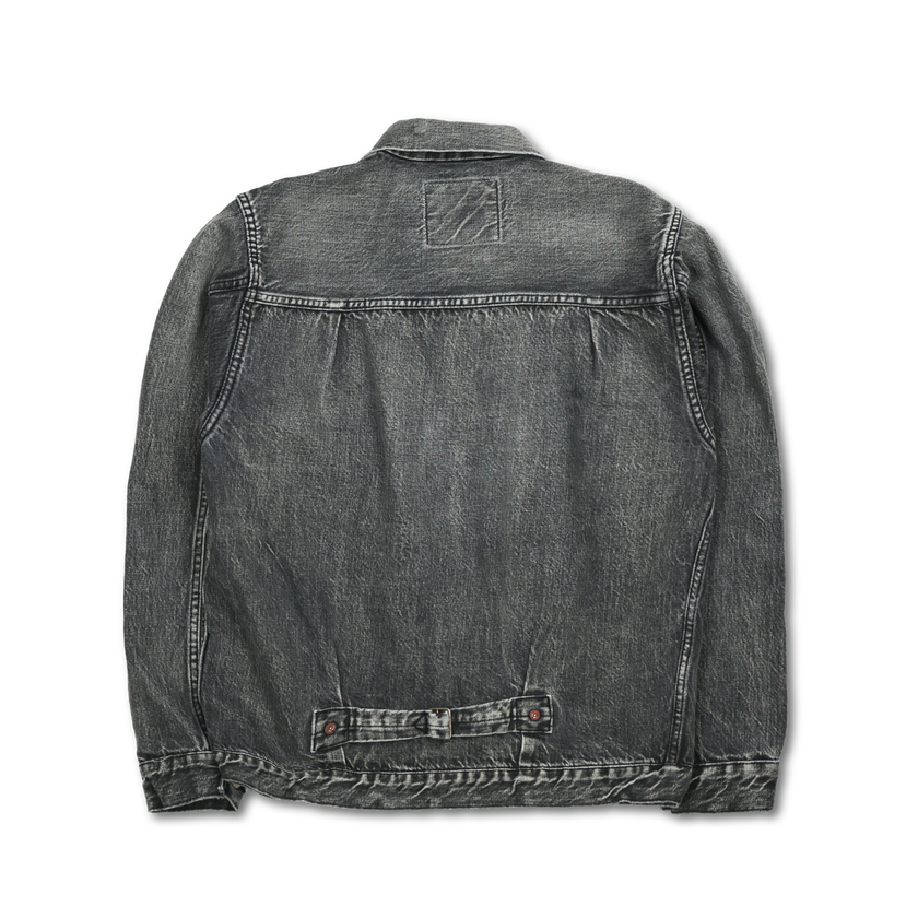 2107BKHW Type 1 Black Denim Jacket Dartford