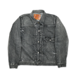 2107BKHW-SP　デニムジャケット　ブラック-FULLCOUNT-13.7Oz-BlackDenim-ブラックデニム