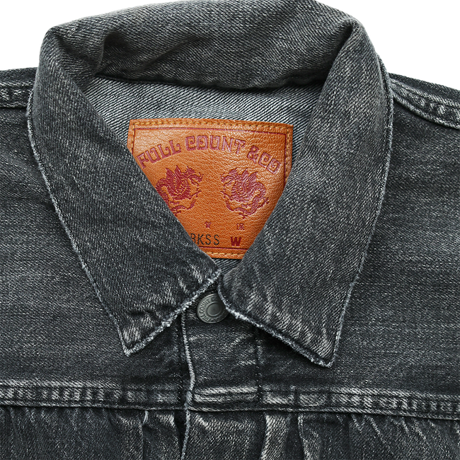 2107BKSSHW Type 1 Black Denim Jacket Dartford (Super Smooth)